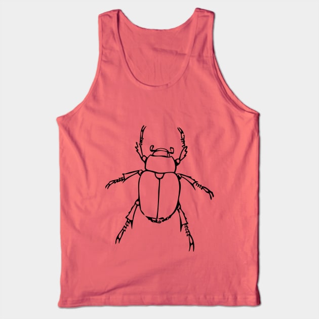 Beetle Tank Top by Kuyiko